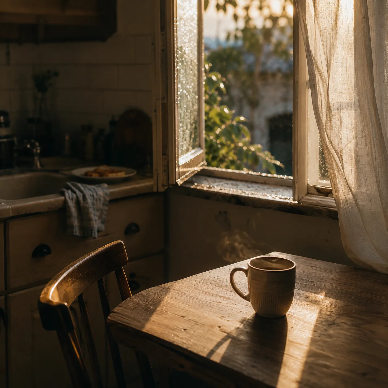 Light on the Kitchen Table artwork