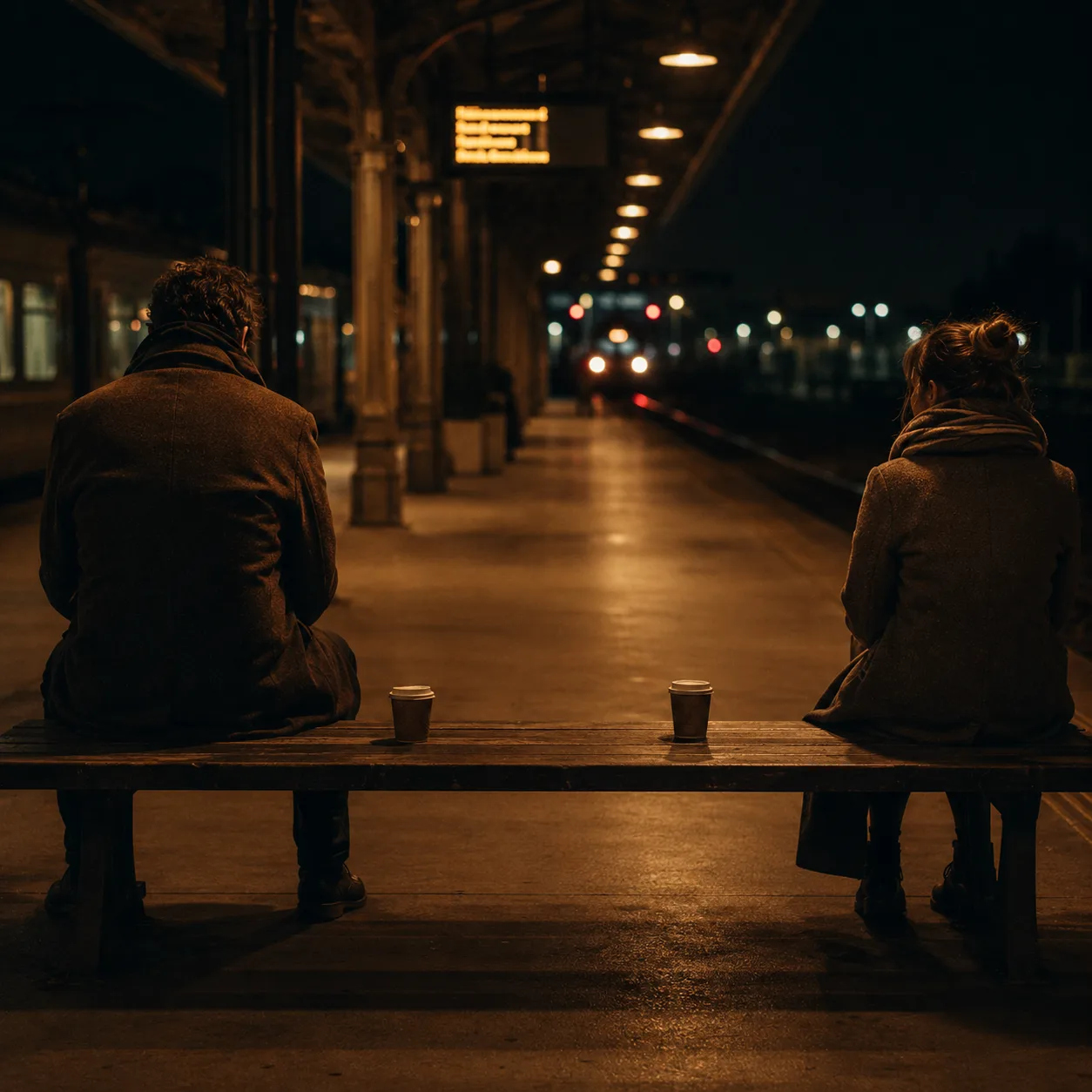 The Bench Between Trains artwork